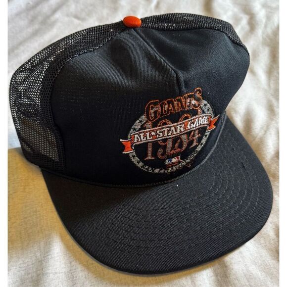 SF Giants Francisco 1984 All Star Vintage Trucker Hat SnapBack - Picture 2 of 4